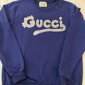 Gucci Blue Sweatshirt